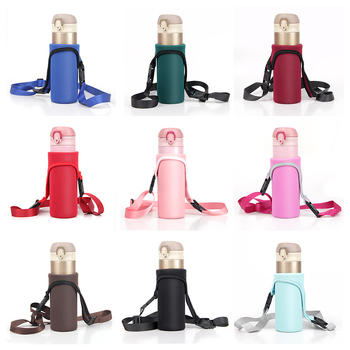 Husă pentru pahare și termos, protecție pentru sticle din sticlă, curea crossbody, geantă de apă cu capacitate mare