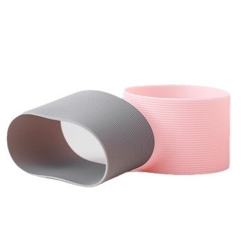 Husă de pahar din silicon personalizată cu imagine, capac izolant portabil cu design desen animat, silicon alimentar, formă circulară