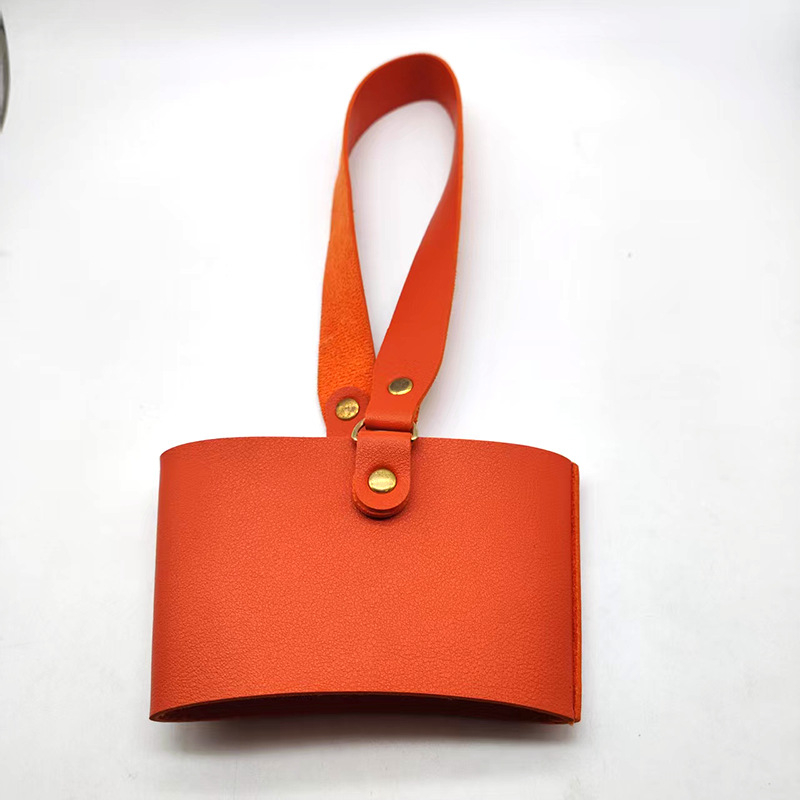 Husă de protecție pentru termos și sticlă de apă, din PU, rezistentă la uzură și căderi, izolație, cu curea crossbody pentru utilizare în exterior