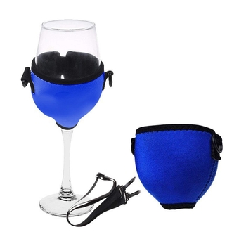 Husă groasă din material SBR pentru goblet, cu curea de gât, protecție împotriva spargerii