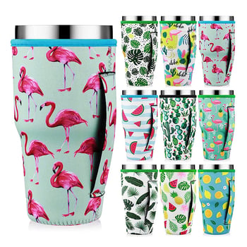 Set de huse textile cu izolație pentru pahare: cafea, ceai cu lapte și doze de băuturi răcoritoare