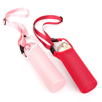 Husă de protecție pentru pahare și sticle: acoperire pentru termos, pahar de sticlă și sticlă de apă, curea crossbody, capacitate mare