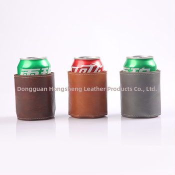 Huse din PU piele pentru doze de bere și pahare de cola, husă de protecție personalizată pentru doze și băuturi