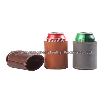 Huse din PU piele pentru doze de bere și pahare de cola, husă de protecție personalizată pentru doze și băuturi