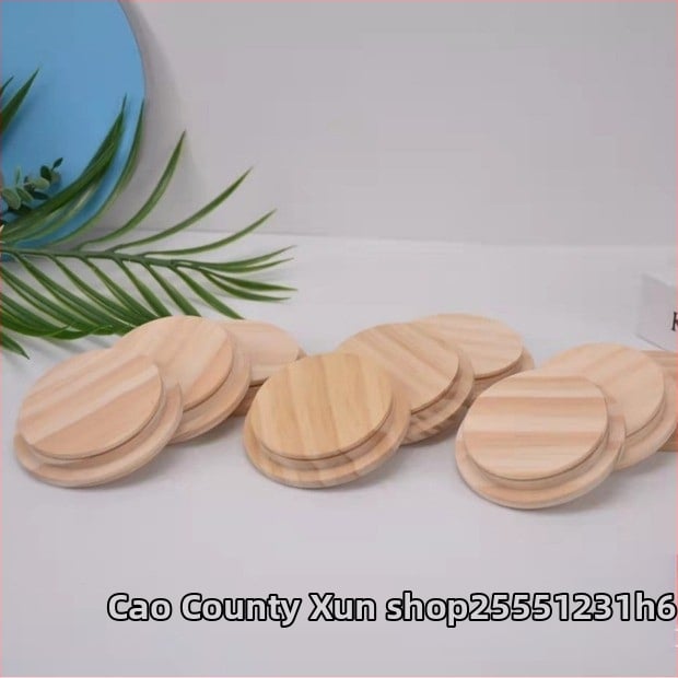 Capac de cană din lemn – minimalist, din pin, capace sigilate pentru căni de diferite dimensiuni