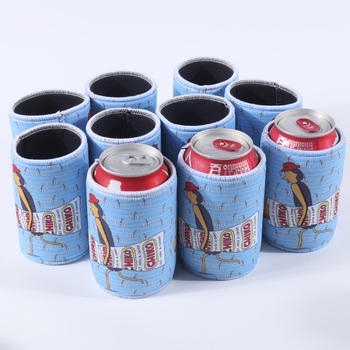 Set husă izolatoare pentru pahar de bere de 330 ml, exterior textil și izolație SBR