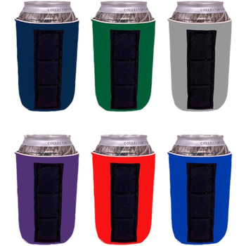 Military Birch husă magnetică pentru ceașcă, cu izolație din spumă, 330 ml, pentru bere, cola și cafea; potrivită pentru doze și sticle