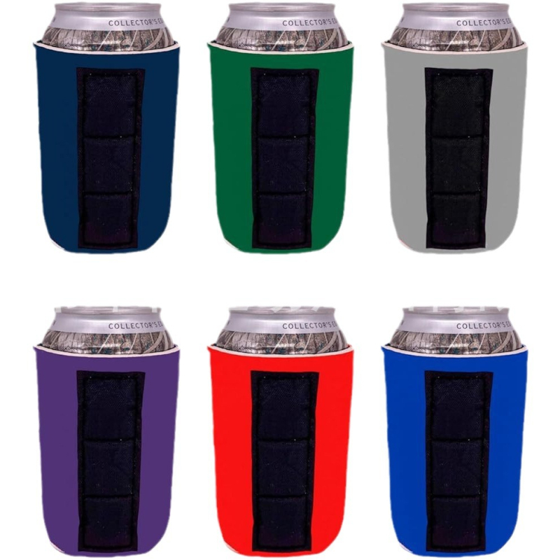 Military Birch husă magnetică pentru ceașcă, cu izolație din spumă, 330 ml, pentru bere, cola și cafea; potrivită pentru doze și sticle