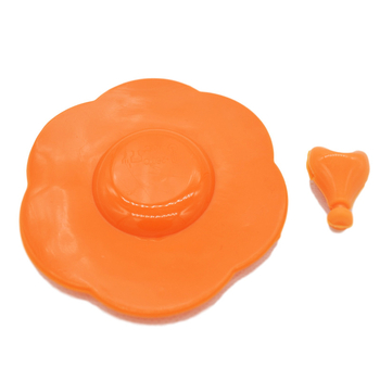 Capac rotund din silicon pentru pahar din sticlă, etanș, pentru ceai și apă, design desen animat