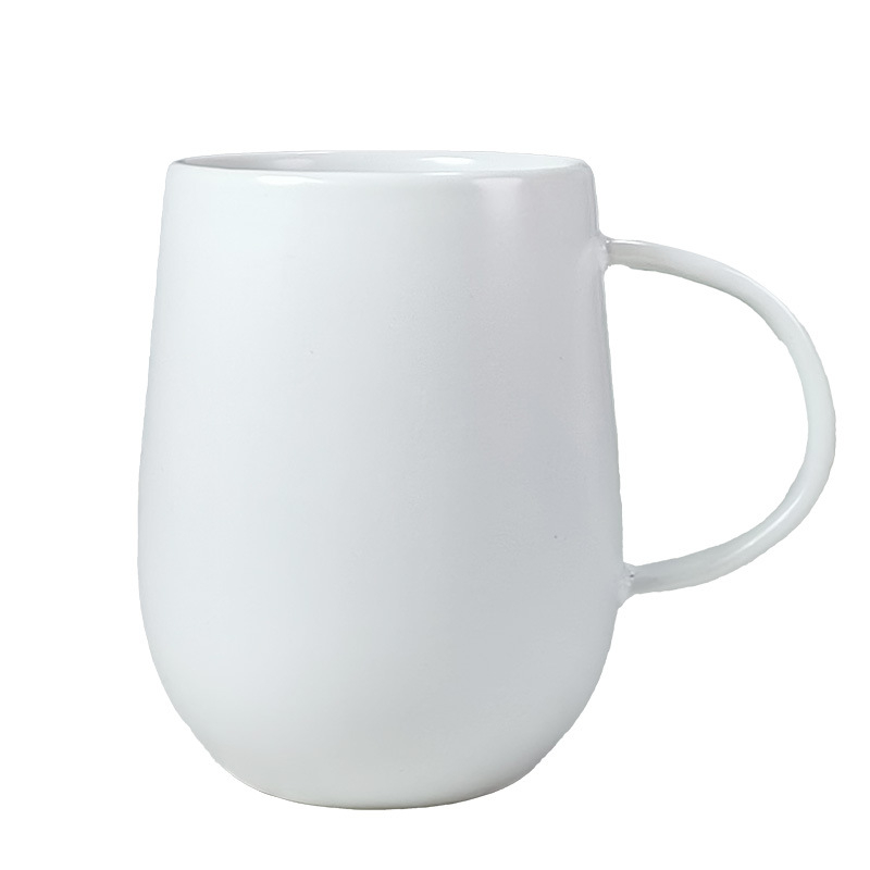 Xihongshi ceramică cană pentru cameră de hotel, capacitate mare, culoare solidă, fără capac