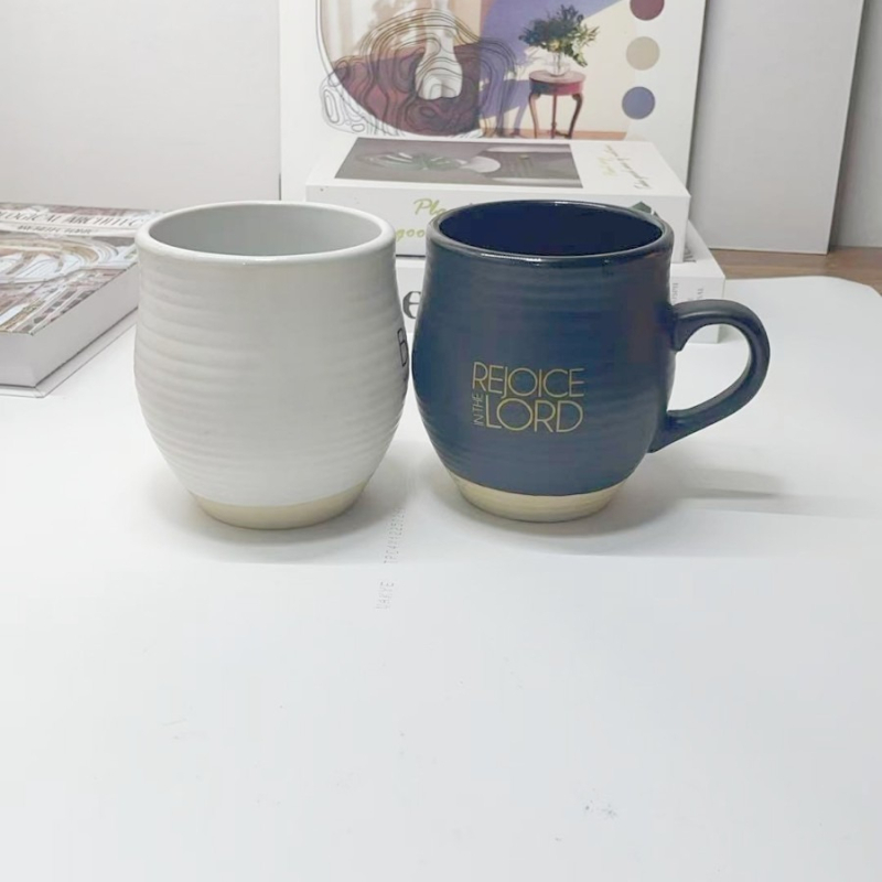 Cană ceramică în formă de albină, cu logo, stil creativ, în diverse culori, cadouri de afaceri