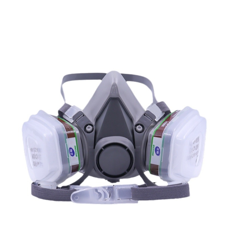 Gas maska s kemijskom i prašnom zaštitom, respirator za prskanje boje, zaštita od dima i neugodnih mirisa