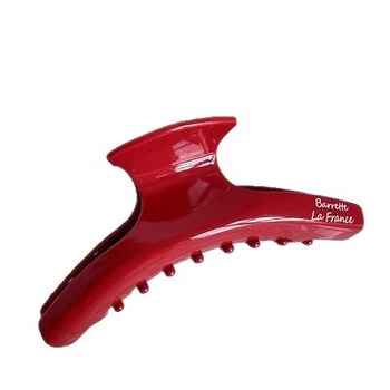 Crvena velika kopča za kosu od acetata za žene, Shark Clip stil za stražnji dio glave