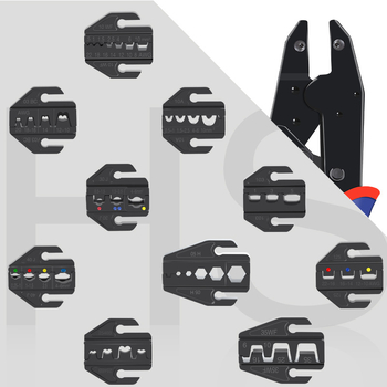 Clește pentru crimpare de 9 inchi, seria AP LY HS, accesorii pentru fălci și matrițe pentru crimpare la rece a terminalelor