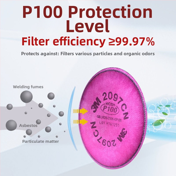 3M 2097CN P100 Filter na organické pary a častice s aktívným uhlím pre masky 6000/6500/7500