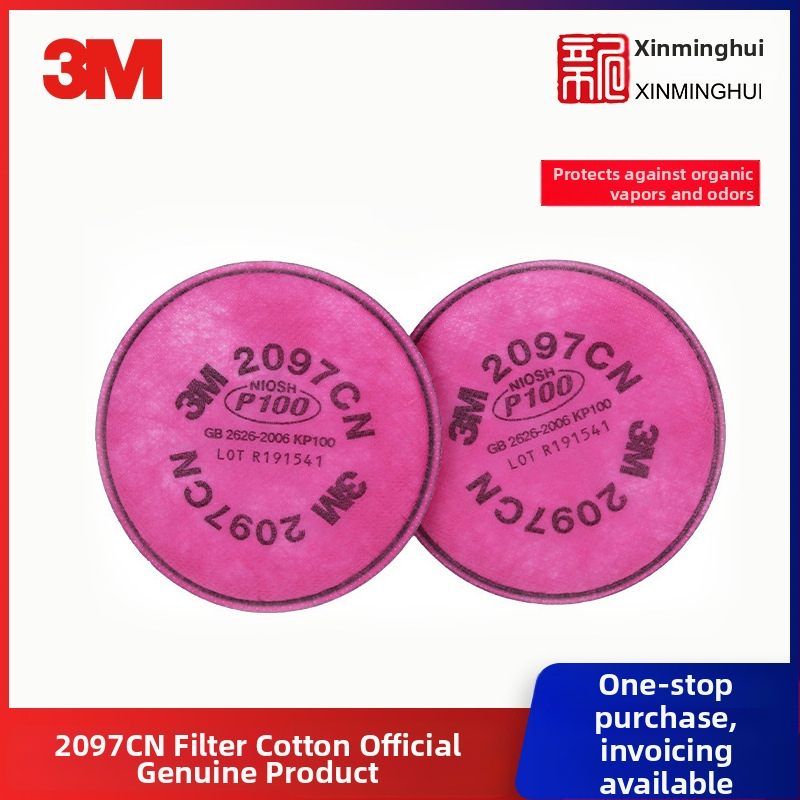 3M 2097CN P100 Filter na organické pary a častice s aktívným uhlím pre masky 6000/6500/7500