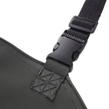 K002 Jednodelni PVC vodootporni waders, poluduga dužine, debeli PVC materijal, za ribolov i kišu