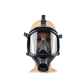 MF14 пълнолицева газова маска, монтирана върху главата, прозрачен визьор, защита от дим и прах, индустриална безопасност