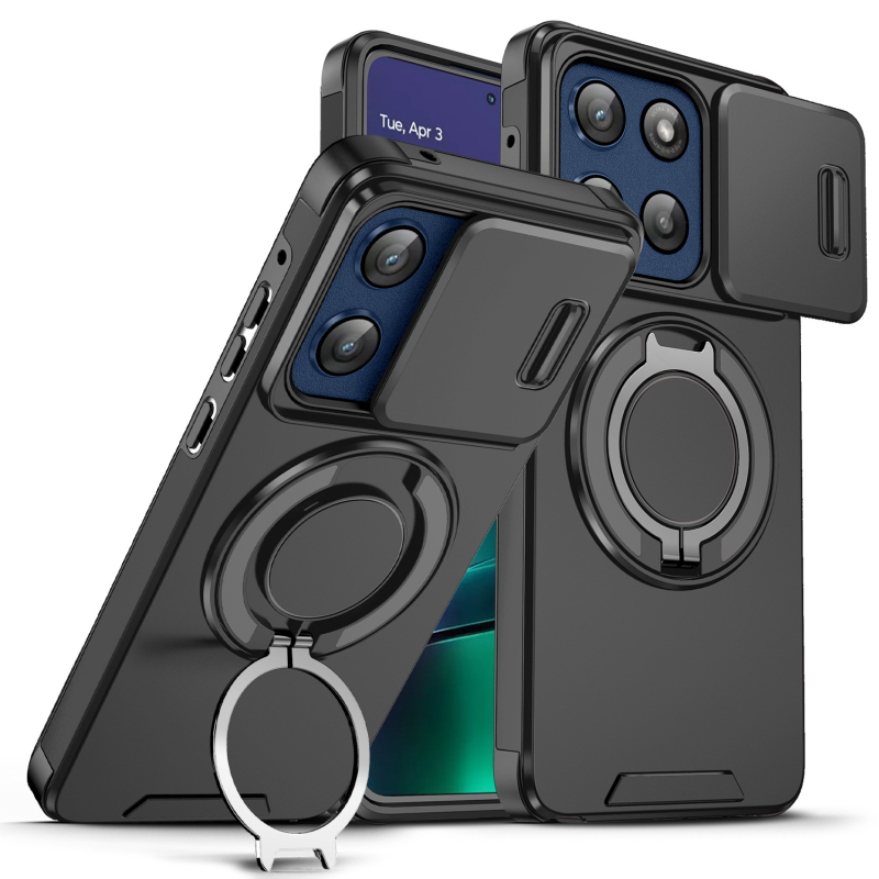 Husă pentru Moto G Stylus 2025, protecție completă a obiectivului, anti-cădere și suport versatil
