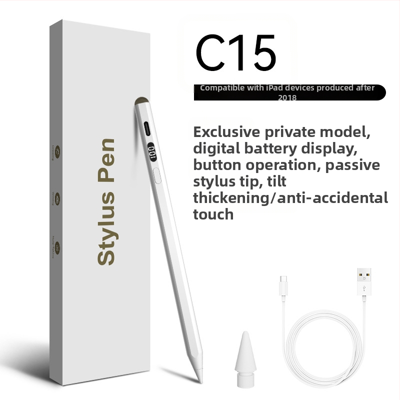 Aktivni kapacitativni stylus za iPad tablete s zamjenjivim vrhom