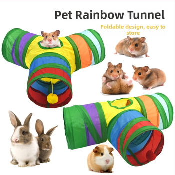 Malý skladací tunel pre malé domáce zvieratá