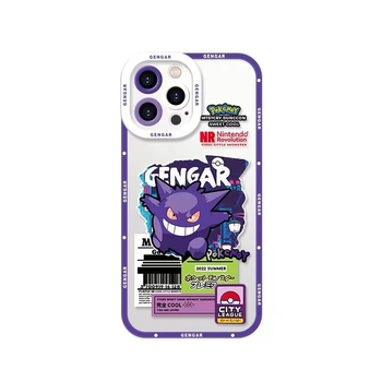 Gengar crtani serijal TPU zaštitna futrola za iPhone 13, 12, 11 Pro Max i XR
