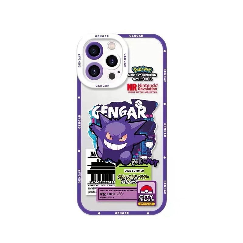 Gengar crtani serijal TPU zaštitna futrola za iPhone 13, 12, 11 Pro Max i XR