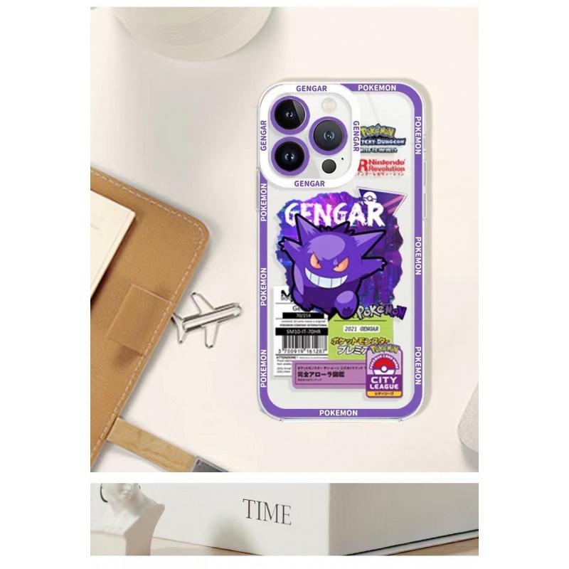 Gengar crtani serijal TPU zaštitna futrola za iPhone 13, 12, 11 Pro Max i XR