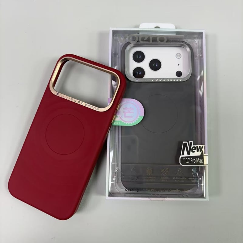 Voero Star Series zaštitno kućište s dijamantima za kameru za iPhone 17, ženski stil