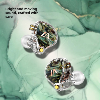 Lafitear LM3 žičane slušalice s zamjenjivim kabelom, dinamički drajver, 3D panel, Hi-Fi za mobilne igre i glazbu