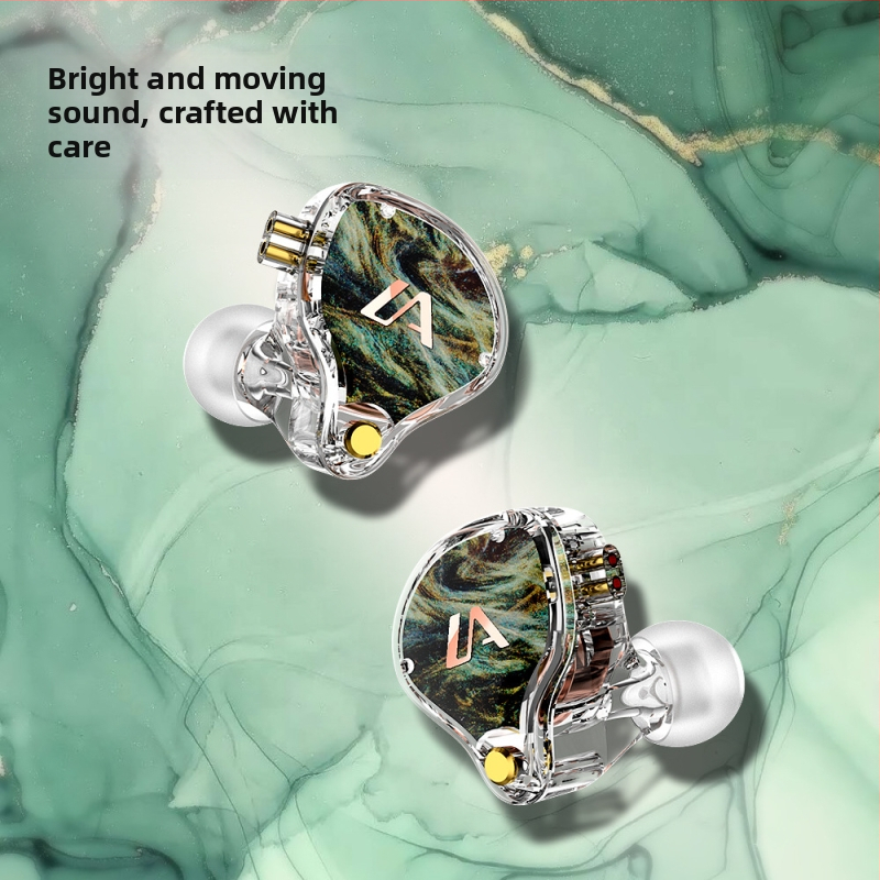Lafitear LM3 žičane slušalice s zamjenjivim kabelom, dinamički drajver, 3D panel, Hi-Fi za mobilne igre i glazbu