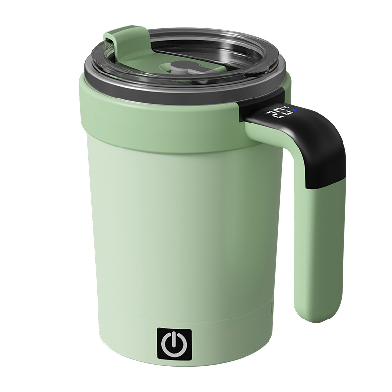 Pahar detașabil de amestec cu magnet fără fir, pentru amestec rapid de cafea și lapte praf, lavabil.
