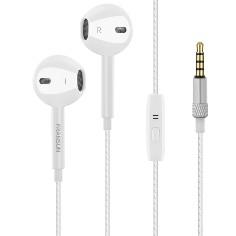 FRANSUN A02 Polu-ušne Hi-Fi slušalice s mikrofonom