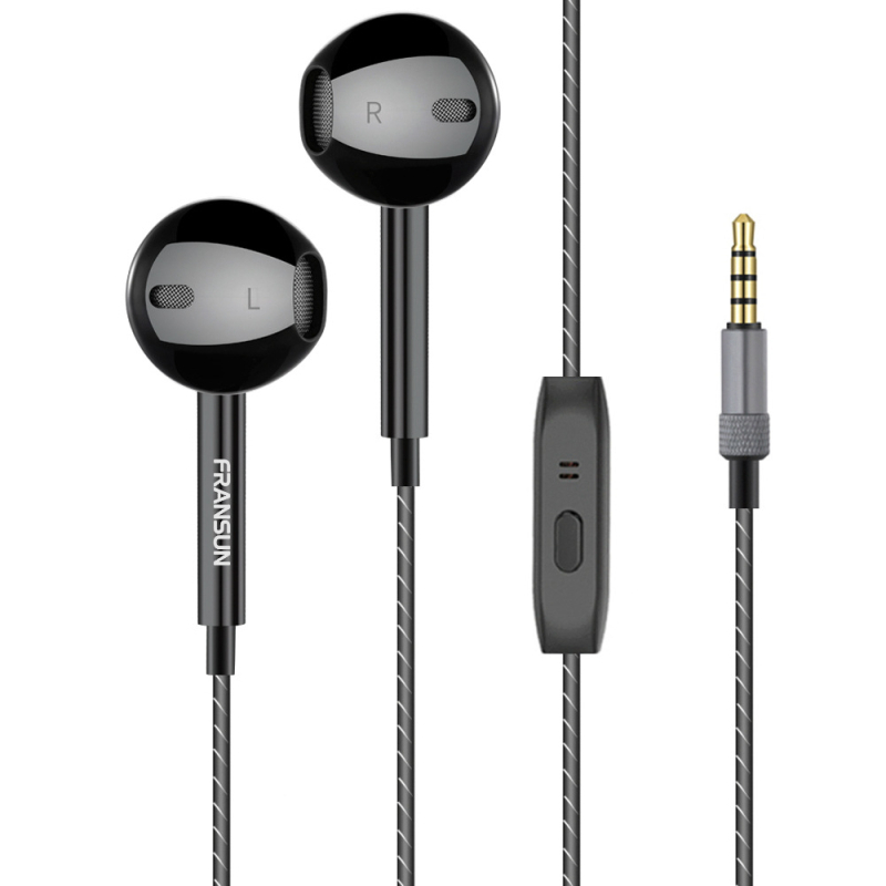 FRANSUN A02 Polu-ušne Hi-Fi slušalice s mikrofonom