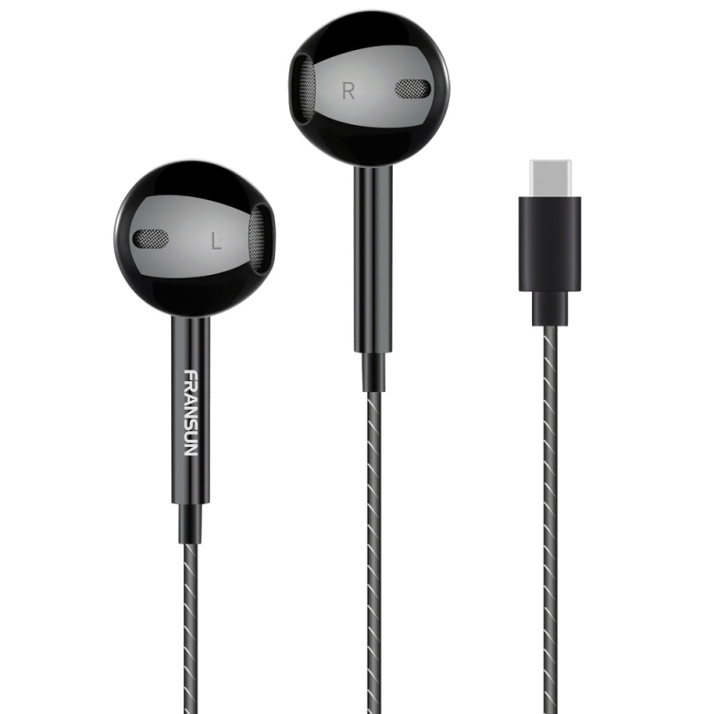 FRANSUN A02 Polu-ušne Hi-Fi slušalice s mikrofonom