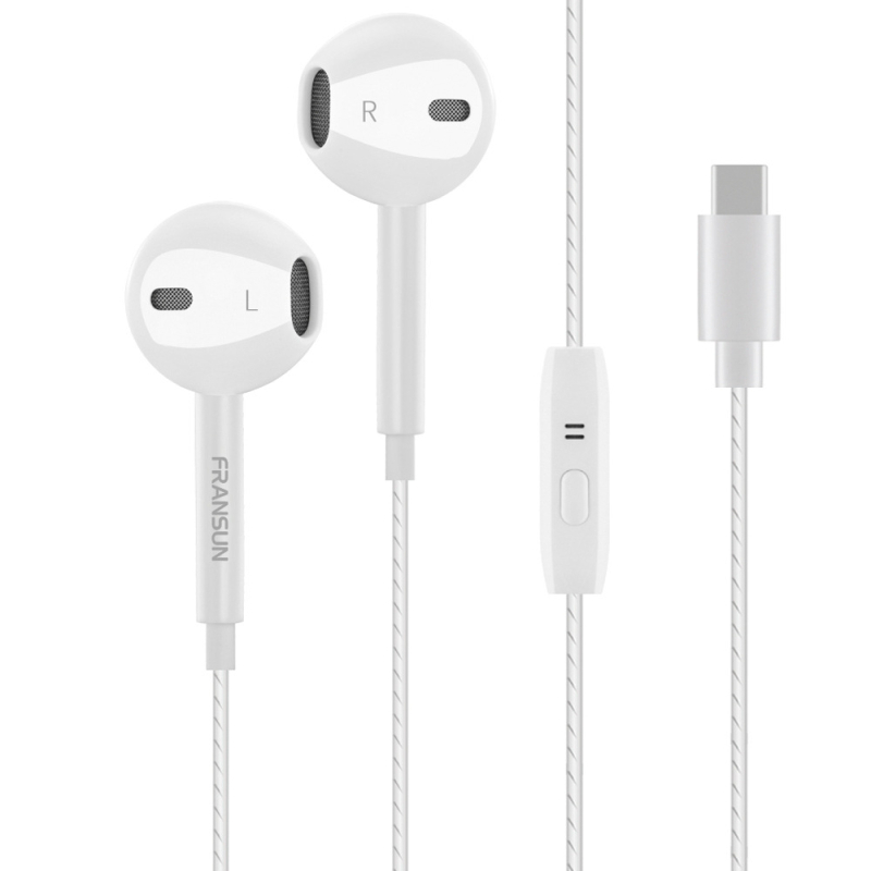 FRANSUN A02 Polu-ušne Hi-Fi slušalice s mikrofonom