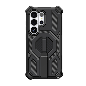 Carcasă Samsung S26 Ultra cu protecție 3 în 1 de tip militar, anti-cădere și suport magnetic, compatibilă cu S25/S24