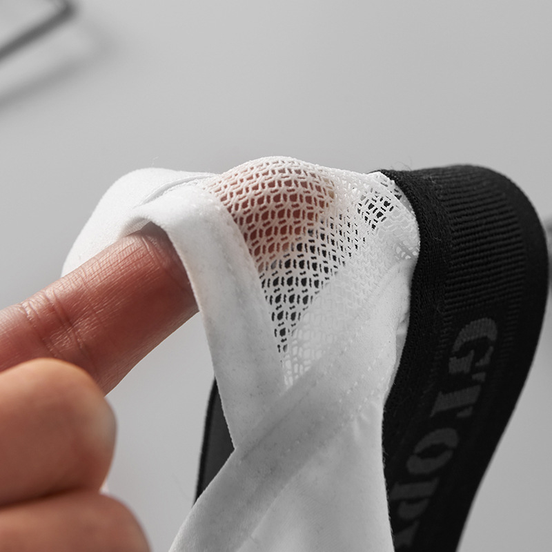 GTOPX MAN Muške Ice Silk T-Back Gaćice, Nizak Struk, Prozračne, Najlon