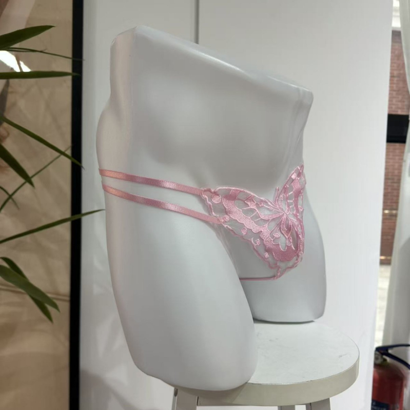 Francuski stil seksi muške tangice s motivom leptira i čipkom
