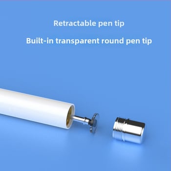 Magnetski kapacitativni stylus s rezervnom usisnom čašom za pametne telefone i tablete, kompatibilan s Apple i Huawei