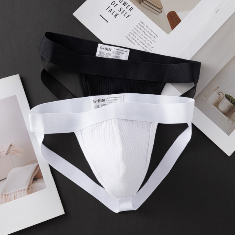 Muški dvostruki pamukasti thong bikini, s U-oblikom podizanja, prozračan