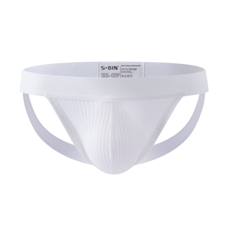 Muški dvostruki pamukasti thong bikini, s U-oblikom podizanja, prozračan