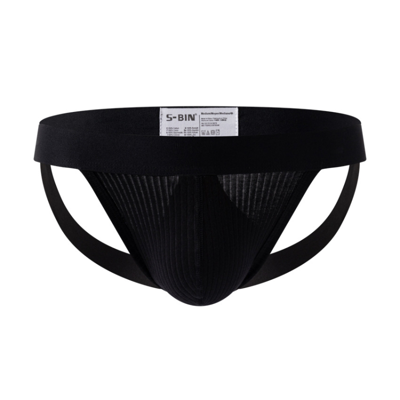 Muški dvostruki pamukasti thong bikini, s U-oblikom podizanja, prozračan