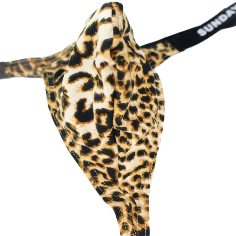 Muške tangice s leopard printom i kamuflažom, niski struk, U-oblik džep, prozračni sportski stil