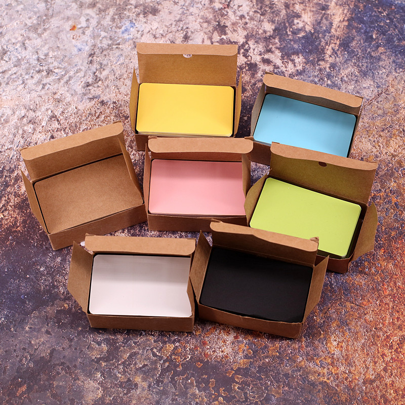Set de carduri de mesaje goale, în cutie, în stil graffiti, dimensiuni 8.9 × 5.4 cm, include carduri cu cuvinte în engleză