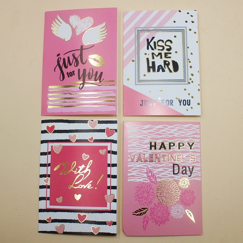 Card de felicitare pliabil universal, cu un model rafinat, mic card pentru cadouri creative și binecuvântări, card de mulțumire scris de mână