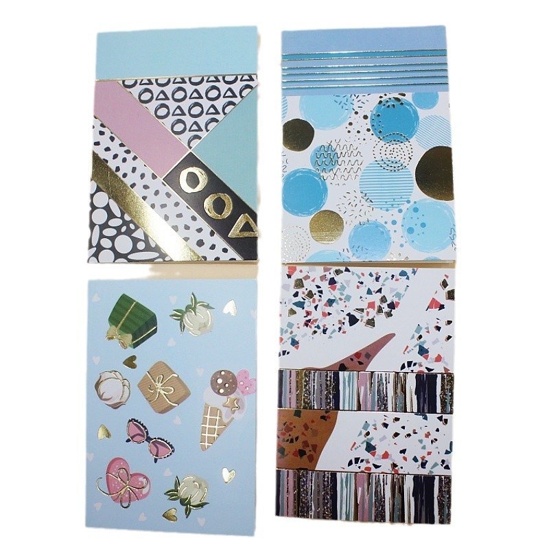 Card de felicitare pliabil universal, cu un model rafinat, mic card pentru cadouri creative și binecuvântări, card de mulțumire scris de mână