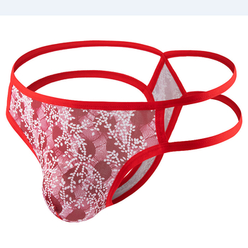 Nova muška tangica s floralnim uzorkom, prozračna, udobna, seksi i stilska.