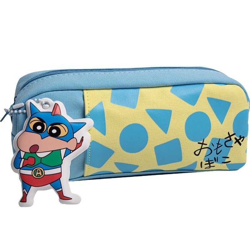 Maihe etui din pânză cu capacitate mare, Shin-chan, stil japonez, pentru elevii de școală primară