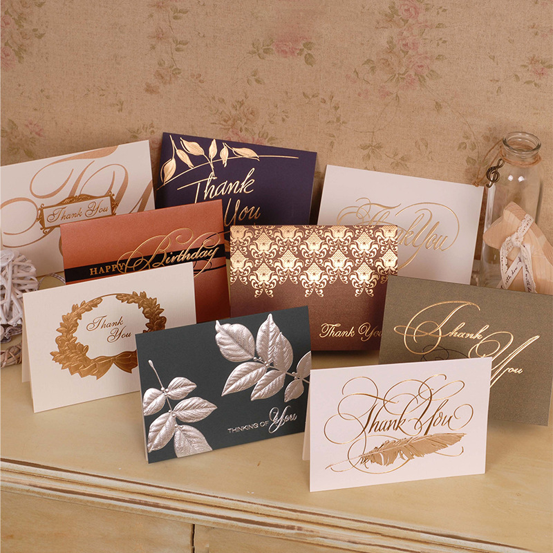Yihenuo Carte de felicitare creativă pentru afaceri, destinat profesorilor, clienților, vârstnicilor și prietenilor – mesaj universal de urări
